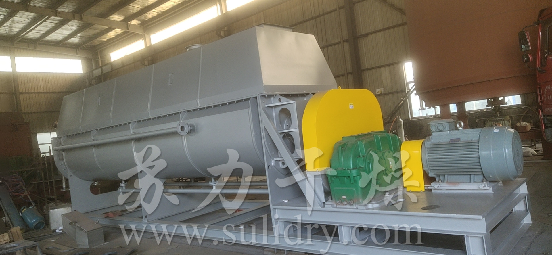 空心槳葉干燥機(jī)—蘇干牌污泥干燥機(jī)制作完成并順利發(fā)貨！